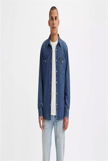 SHIRT LS  - Laurel Dark Wash